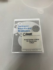 Whatman Nuclepore Track-Etched PC Membranes 1.0μm (1 box of 100 membranes)