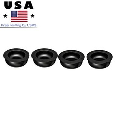 US Dental Locator Black Processing Replacement Male Inserts Caps Overdenture Set
