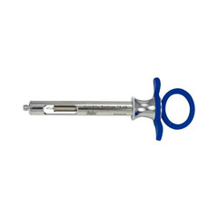 Miltex Integra 76-40 Cook-Waite GripRite Metric Aspirating Syringe Petite Blue