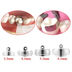 50pcs Dental M4 Contoured Metal Matrices Sectional Matrix System Matrix Bands