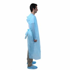 CPE 35 Isolation Gown, With Thumb Loop Protective, Disposable & Fluid Resistant
