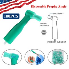 Dental Disposable Prophy Angles Regular Latex Free Contra Angle 105° – 500pcs