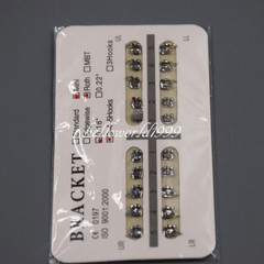5 Packs Dental Metal Brackets Braces Mini Roth .018 Slot 3-4-5 Hooks Orthodontic