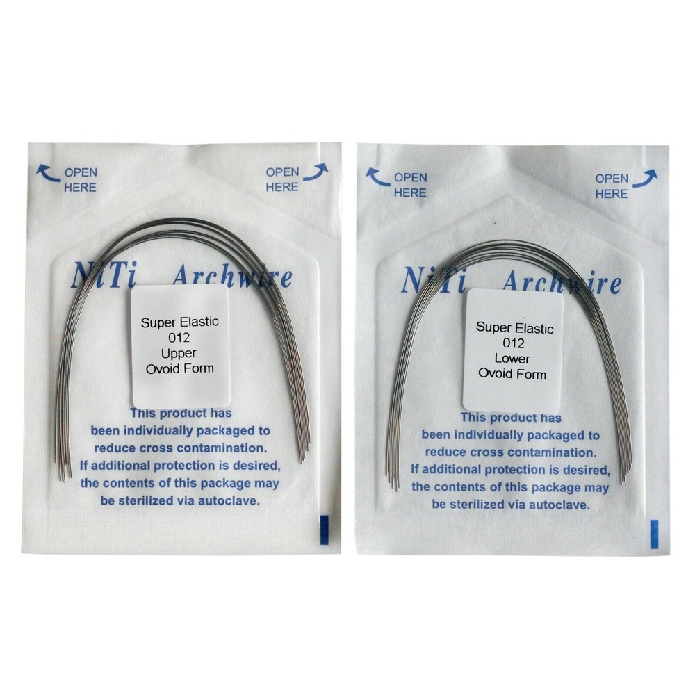 Dental Orthodontic Arch Wire Rectangular Super Elastics NiTi/Stainless Steel