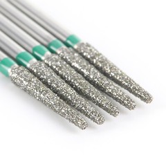 50Pcs Dental Diamond Burs FG Flat End Taper Friction Grip Burs 5Pcs/Box