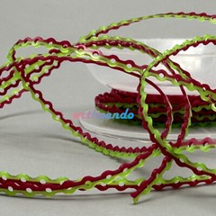 1 Roll Double Color Elastolink Elastic Power Chains (Ultra) Long Short 10 Sizes