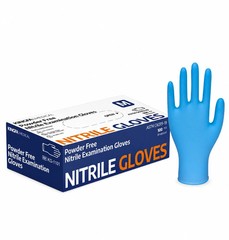 KingFa Medical Nitrile Gloves ASTM D6319-19 Powder Free 200pc, 500pc, 1000pc