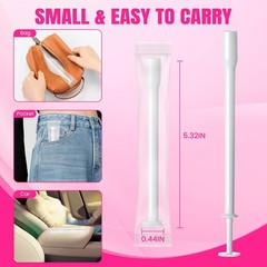 TENKAIWICK 100 Pack Disposable Vaginal Suppository Applicator for Women, 100P