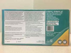 *LOT OF 1000* Vinyl Disposable Gloves Small Clear