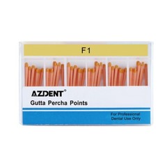 AZDENT Dental EndoGutta Percha Points/Root Canal Absorbent Paper Points F1 F2 F3