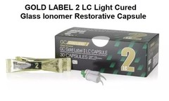 GC Capsules FUJI II Gold Label II LC Glass Ionomer Cement Restorative 30 Pcs