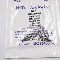 10Pc/Pack Dental Orthodontic NiTi Closed Coil Spring 6 Size 0.010 012”*6 9 12mm