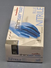 (1000 Gloves) FoodHandler Thinsense 103-TS18-BLU Nitrile Powder Free XL Blue