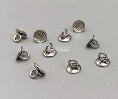 10pc/Pack Orthodontic Dental Direct Bond Eyelet Round Mesh Base Lingual Buttons