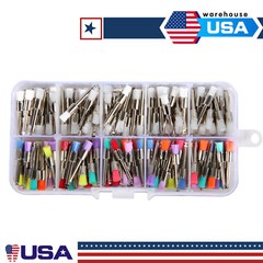200PC Dental Nylon Materials Closure Flat Polishing Polisher Prophylaxis Brushes