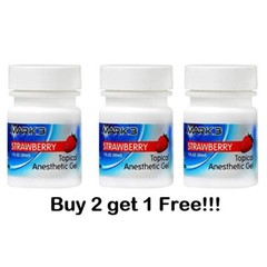 Mark 3 Dental Topical Anesthetic Gel, Made in USA,1.12oz (Buy 2 get 1 FREE)