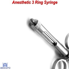 Dental Three Ring Anesthetic Injection Anesthesia Syringe Dentist Instruments