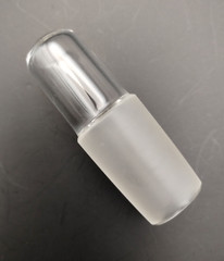 19mm Clear Glass Male Ground Joint Stopper Plug