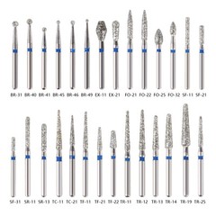 Dental Diamond Burs /Tungsten Steel Carbide Burs FG for High Speed Handpiece