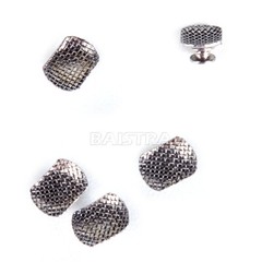 AZDENT Dental Orthodontic Lingual Buttons Bondable Round Rectangular Mesh Base