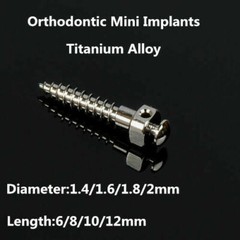 Dental Orthodontic Micro Implants Mini Screw Self-Drilling Fuchsia Screwdriver