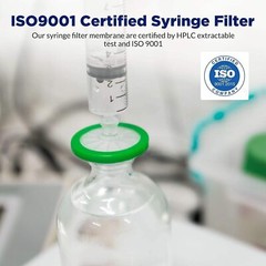 10/100pcs Sterile Syringe Filter PES Membrane 0.22um Pore Size, 33mm Individual