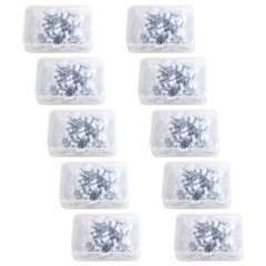 100pcs/box Dental Polishing Polish Cups Prophy Cup Latch Type Brush Rubber white