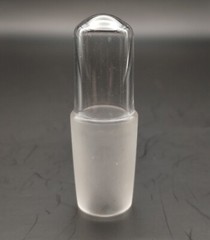 19mm Clear Glass Male Ground Joint Stopper Plug