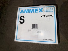 AMMEX VPF62100Vinyl Powder Free Exam Gloves, SMALL, 1 Case 10 Box 100=1000 Qty