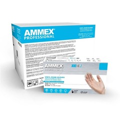 AMMEX Clear Vinyl Disposable Exam/Medical Gloves, 3 Mil, Latex-Free, Food-Safe