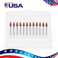 Dental Brownie Polishers Friction Grip FG Burs Mini Points 1.6mm AZDENT 12pc/Bo