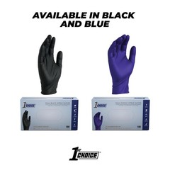 Nitrile Disposable Gloves, 3 Mil Indigo Nitrile Gloves, Disposable Latex Free…