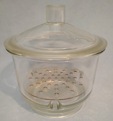 Corning PYREX Glass 10.5 L Large Vacuum Desiccator 11.5” Outside Diameter