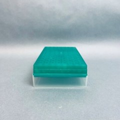 USA Scientific Microtube Rack Reversible with Lid Holds 96 Tubes Lot of 9 Racks