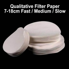 7cm-18cm Qualitative Filter Paper 100 Pieces for Chemistry Laboratory Supply