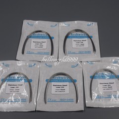 Dental Orthodontic Round Arch Wire Stainless Steel 012 14 16 18 020 Upper Lower