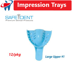 Dental VPS Impression Trays Perforated Plastic Autoclave CHOOSE SIZE, Upto 50/Bx