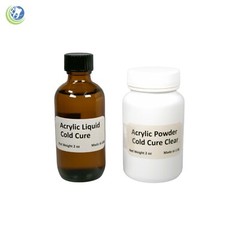 Dental Laboratory Dentist Self Cure Self Curing Acrylic MINI Kit CLEAR 2oz/2oz