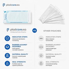 200 5.25 x 10 Self Sealing Sterilization Pouches – Autoclave Sterilizer Bags …