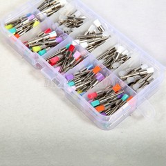 200Pcs/Box Dental Nylon Materials Closure Flat Polishing Prophylaxis Brushes