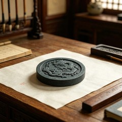 2Pcs Reusable Chinese Han Brick Mold for Craft DIY Rubbing Kit Black Color