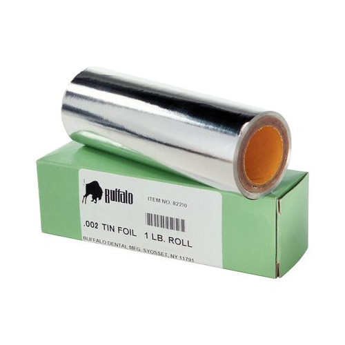 Buffalo Dental 82210 Tin Foil .002″ x 6″ Wide 1lb/Roll