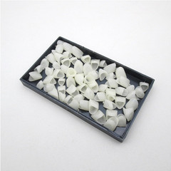 120 Pieces Fake Tooth Cap Crown Front Teeth with Tooth Repair Thermal Beads Cap