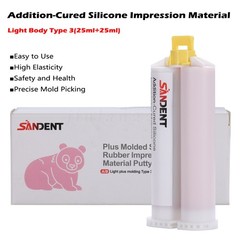 4 x Light Body Regular Set Dental Vinyl Polysiloxane Impression Material VPS PVS