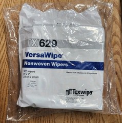 Texwipe TX629 VersaWipe Nonwoven Wipers 300 Count Cleanroom Lab Wipes kimtech