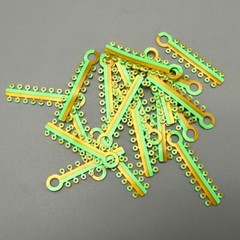 1Pack Dental Orthodontic Elastic Ligature Ties Rubber Bands Single/Double Colors
