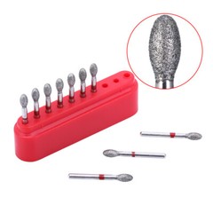 AZDENT Dental Diamond FG Burs Football #379-023F Fine Red 10pc/pack