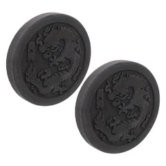 2Pcs Reusable Chinese Han Brick Mold for Craft DIY Rubbing Kit Black Color