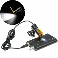 Dental 5W LED Head Light with Filter Insert Type for Binocular Loupes Black US