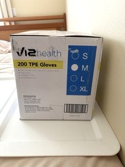 V12 Health TPE Food Service Disposable Gloves Lot Medium – 10 Boxes / 2000 Count